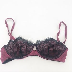 Women’s Jenna Leigh lace unlined underwire bra size 34C
